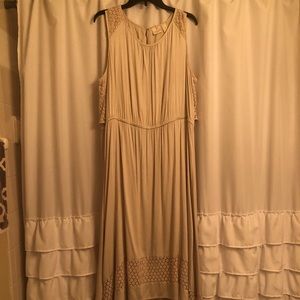 Beautiful tan dress, Chico’s, size 3.
